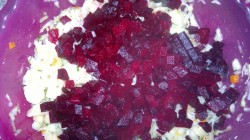 название картинки Винегрет со свежей капустой и огурцом