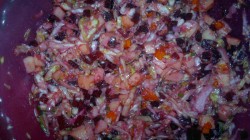 название картинки Винегрет со свежей капустой и огурцом