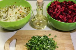 Винегрет с горошком классический