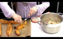 Витаминный суп пюре из тыквы с чили - шаг 6 Витаминный суп пюре из тыквы с чили - шаг 6