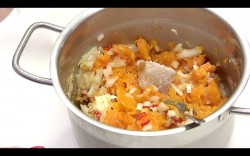 Витаминный суп пюре из тыквы с чили - шаг 7 Витаминный суп пюре из тыквы с чили - шаг 7