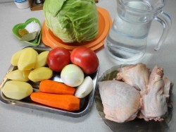 Вкусные щи с курицей из свежей капусты