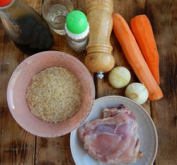 название картинки Вок с рисом и курицей