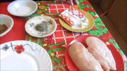 Вяленая куриная грудка со смесью перцев и базиликом - шаг 1 Вяленая куриная грудка со смесью перцев и базиликом - шаг 1