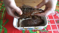 Вяленая куриная грудка со смесью перцев и базиликом - шаг 4 Вяленая куриная грудка со смесью перцев и базиликом - шаг 4