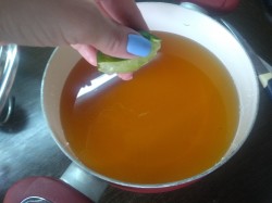 Взвар яблочный с лаймом