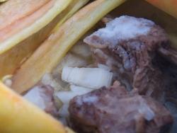 название картинки Хашлама из говядины с болгарским перцем и картошкой