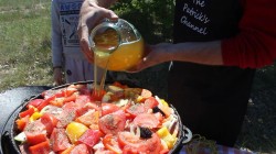 Хашлама по-армянски из говядины на пиве в казане