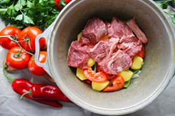 Хашлама с картофелем