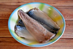 Хе из скумбрии по корейски с морковью