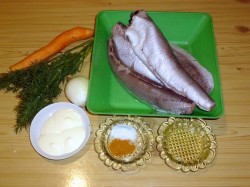 Хек в фольге в духовке - шаг 1