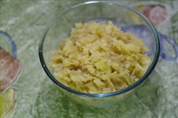 Хичины с творожным сыром картофелем зеленью - шаг 5