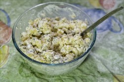 Хичины с творожным сыром картофелем зеленью - шаг 8