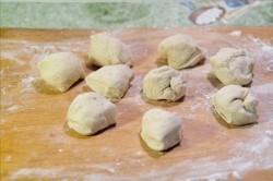 Хичины с творожным сыром картофелем зеленью - шаг 9