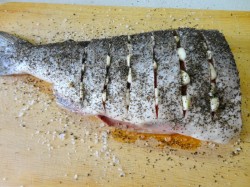 Хвост лосося по-азиатски