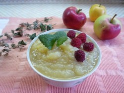 название картинки нежное яблочное пюре на зиму