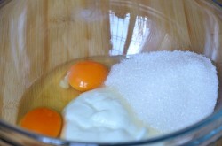 название картинки Яблочный пирог на йогурте