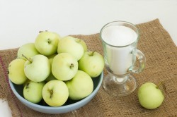 название картинки Яблоки Белый налив на зиму