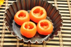 Яйца  в помидоре жареные