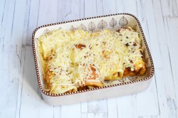 Яичные блинчики с курицей