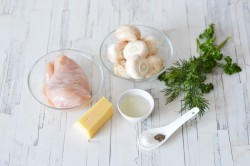 Яичные блинчики с курицей