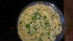 Яичные завернушки с петрушкой