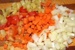 Закуска из баклажанов с помидорами