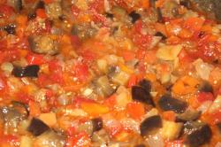 Закуска из баклажанов с помидорами