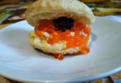 название картинки Закуска из слоеного теста Черный жемчуг