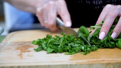 Закуска из баклажанов с овощной начинкой