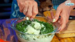 название картинки Закуска из кабачков с помидорами и творожной заправкой