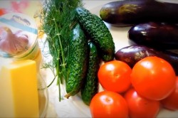 Закуска Павлиний хвост из баклажан быстро и просто