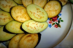 Закуска Павлиний хвост из баклажан быстро и просто