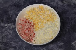 название картинки Новогодняя закуска Снеговик