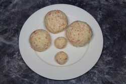 название картинки Новогодняя закуска Снеговик