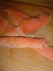 Морская закуска из семги