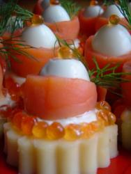 Морская закуска из семги