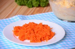 Салат в виде мандарина закусочный