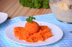 Салат в виде мандарина закусочный