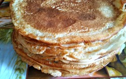 название картинки Закусочный блинный торт Лесной пенёк