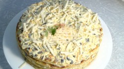 название картинки Закусочный торт из цукини