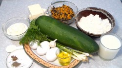 название картинки Закусочный торт из цукини