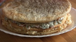 Закусочный торт Наполеон праздничный