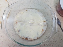 Заливная пицца-пирог с лавашом