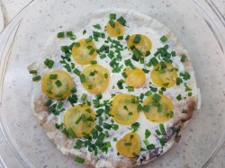 Заливная пицца-пирог с лавашом