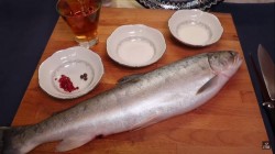 название картинки Заливная рыба в яблочном соке