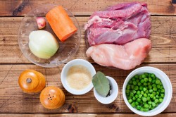 Заливное из мяса с желатином