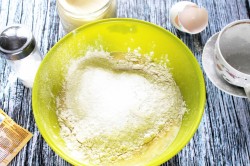 название картинки Заливное тесто на майонезе и кефире