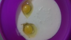 Заливной кефирный пирог с мясом и грибами