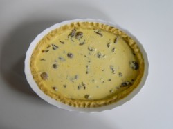 название картинки Заливной пирог с грибами